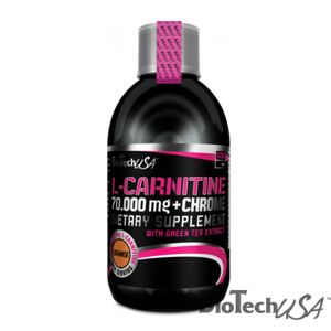 BioTech L-Carnitine + Chrome 70.000 mg narancs